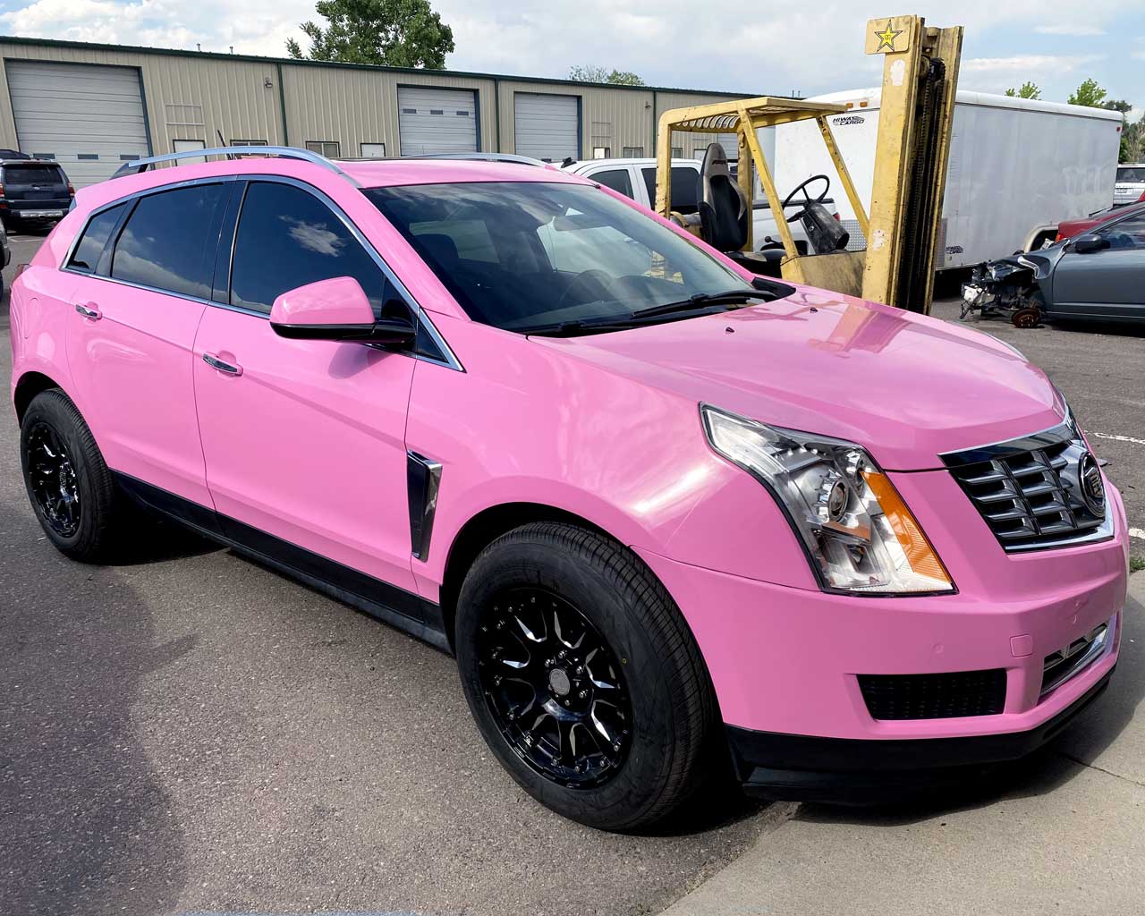 Commercial van with Chick-fil-A wrap